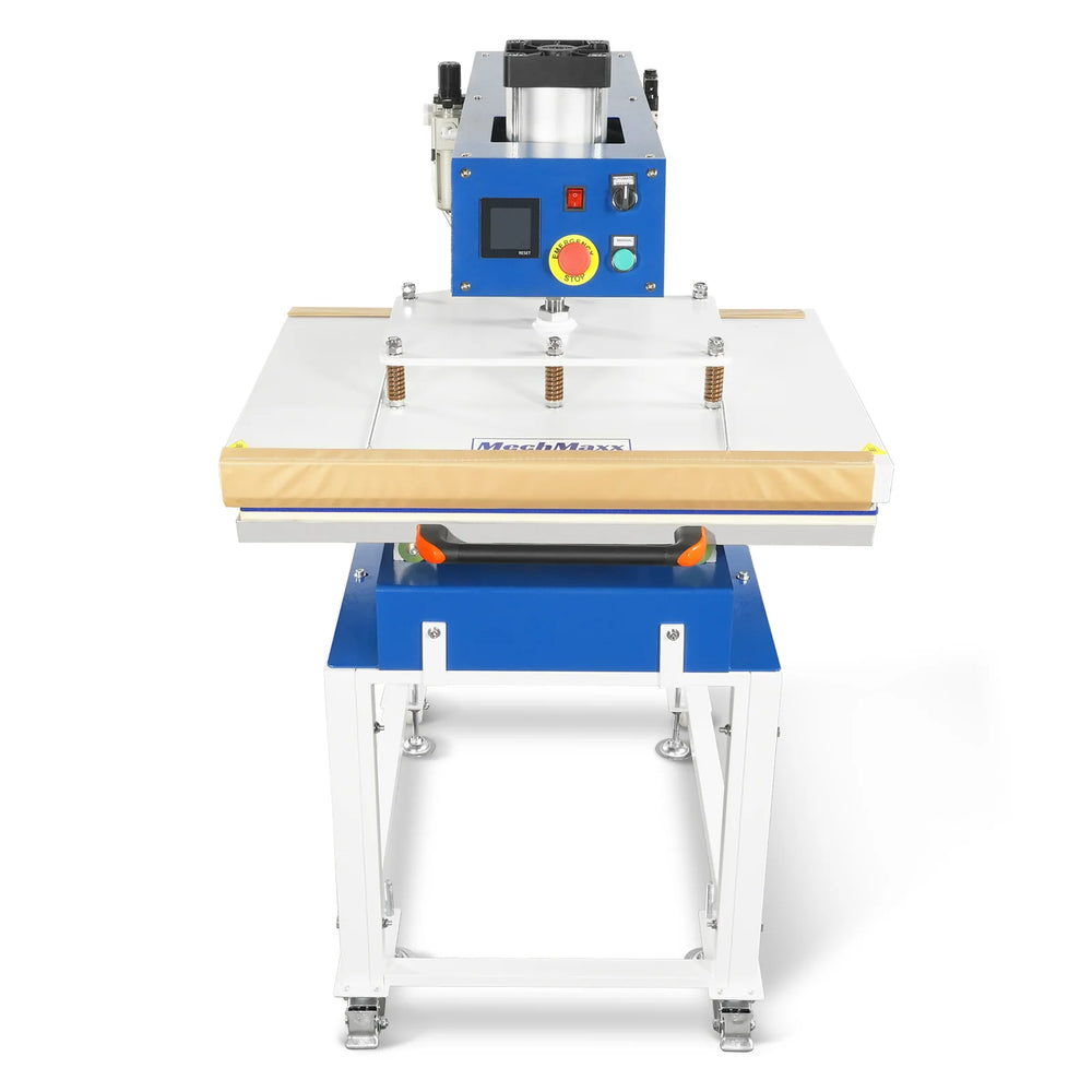 24x32 Inch (60x80cm) Industrial Pneumatic Single Station Heat Press Slide-Out Worktable LCD Touchscreen Sublimation Machine with AIRTAC Pneumatic Components (220V 8HP)