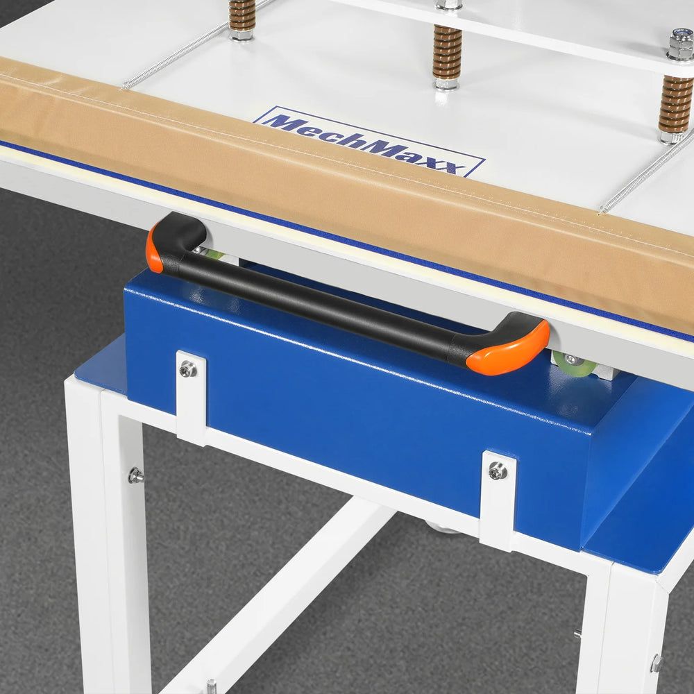 24x32 Inch (60x80cm) Industrial Pneumatic Single Station Heat Press Slide-Out Worktable LCD Touchscreen Sublimation Machine with AIRTAC Pneumatic Components (220V 8HP)