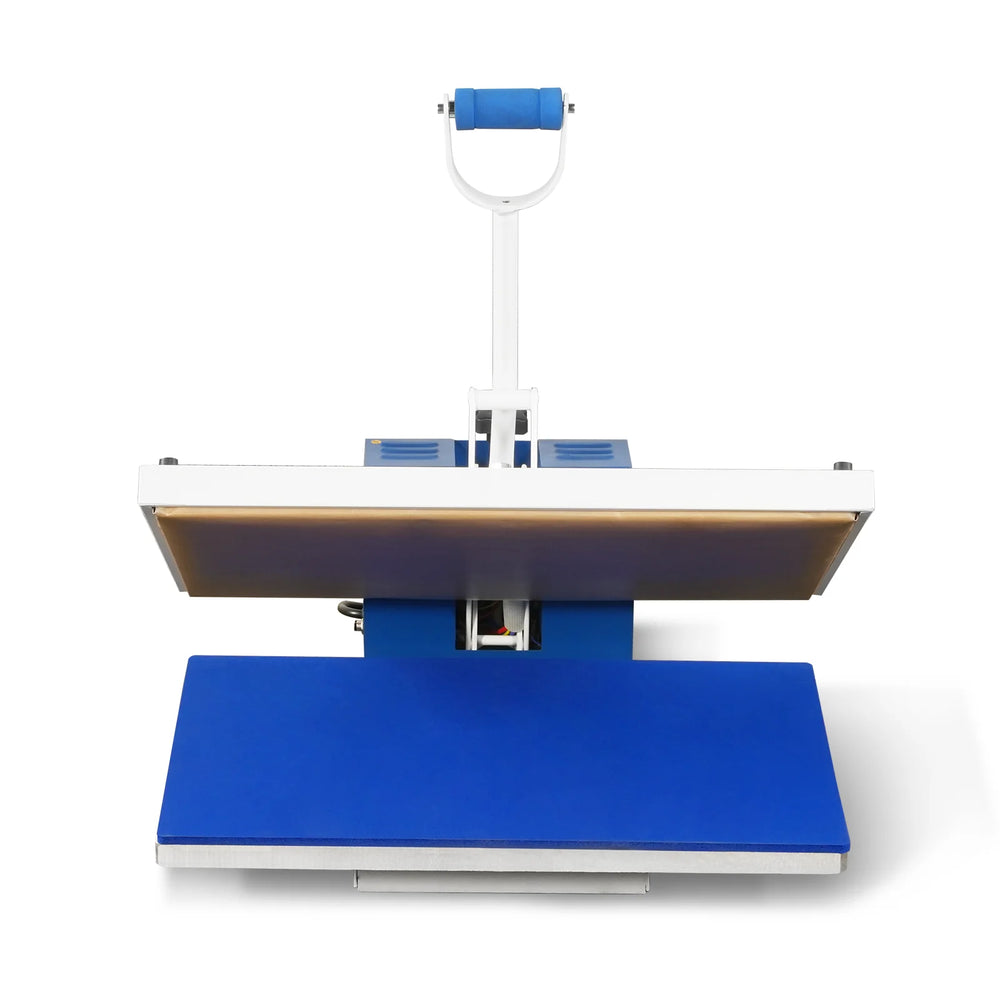 16"x24" (40x60cm) Manual Heat Press 110V 1.87HP/1400W - Teflon-Coated Aluminum Heating Plate, Iron Worktable, High Pressure for Heat Transfer