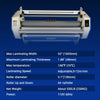 67" Wide Format Full - Auto Cold & Heat Assisted Pneumatic Laminator Machine (Model 1700 - A1) with 4 Trimmers, Max Speed 65.6 ft/min, 63" Max Width, 1.88" Max Thickness, Infrared Heating, Digital Control (Requires Air Compressor, Not Included)-1700-A1