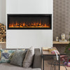 50 Inches Electric Fireplace in-Wall Recessed with Remote Control and Adjustable Color and Brightness-50 inches - Gallery View 1 of 11