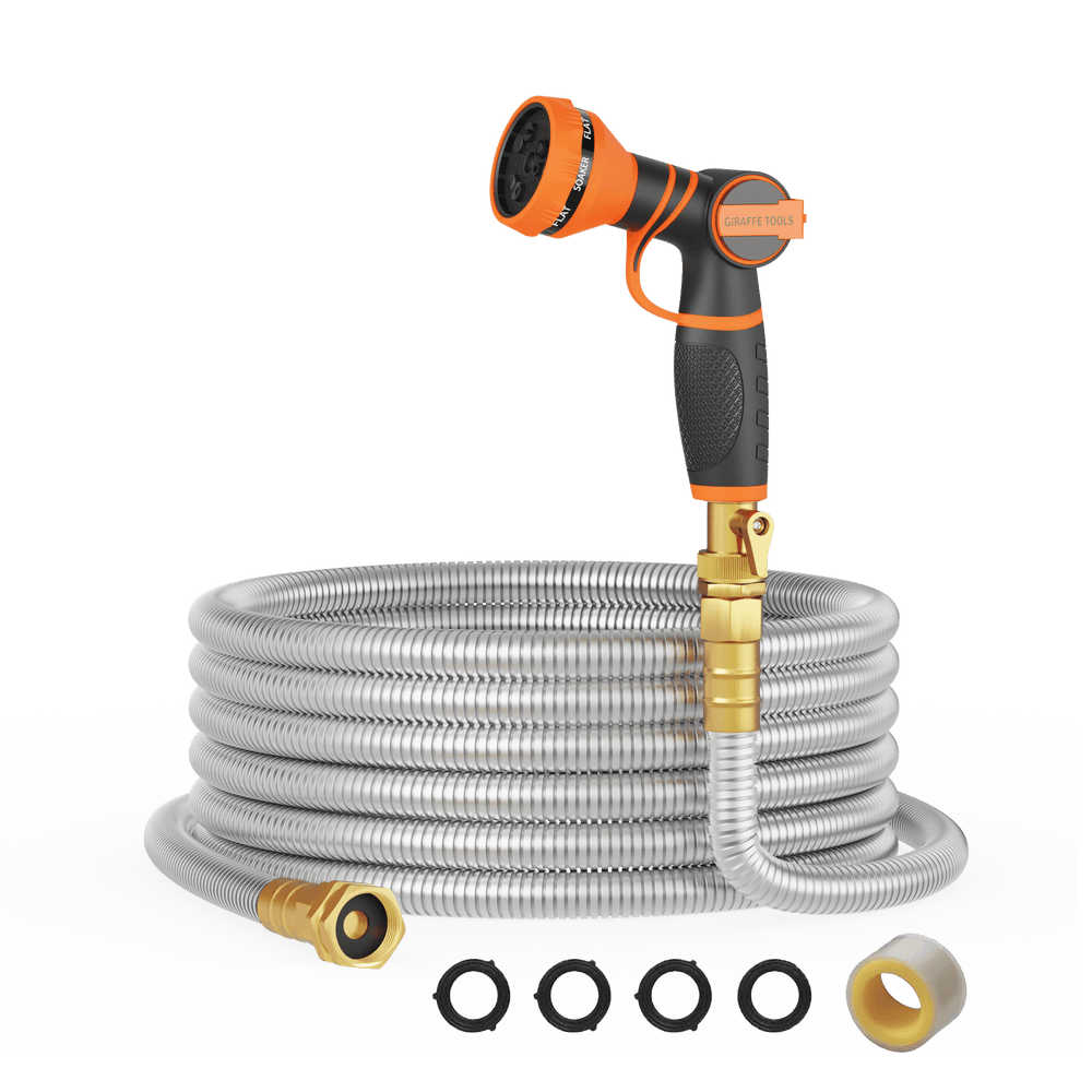 Giraffe Tools Stainless Steel Water Hose 5/8" - New
