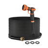 Giraffe Tools Lay Flat Water Hose - x 5/8” Black New