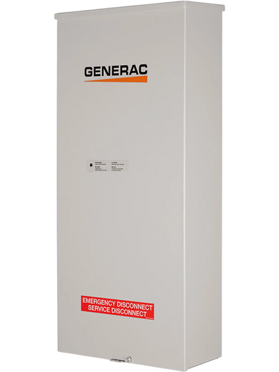Generac 9939 Automatic Transfer Switch 200A Service Entrance Rated Surge Protection 20-40 Circuit Load Center New