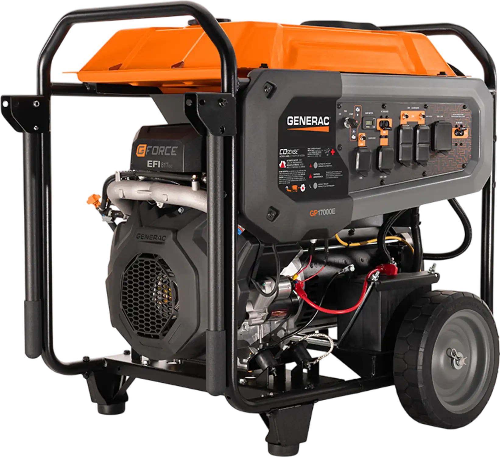 Generac 8938 GP17000E Generator 17,000W/19,300W Gas EFI 50A Low THD CO Sense Electric Start New