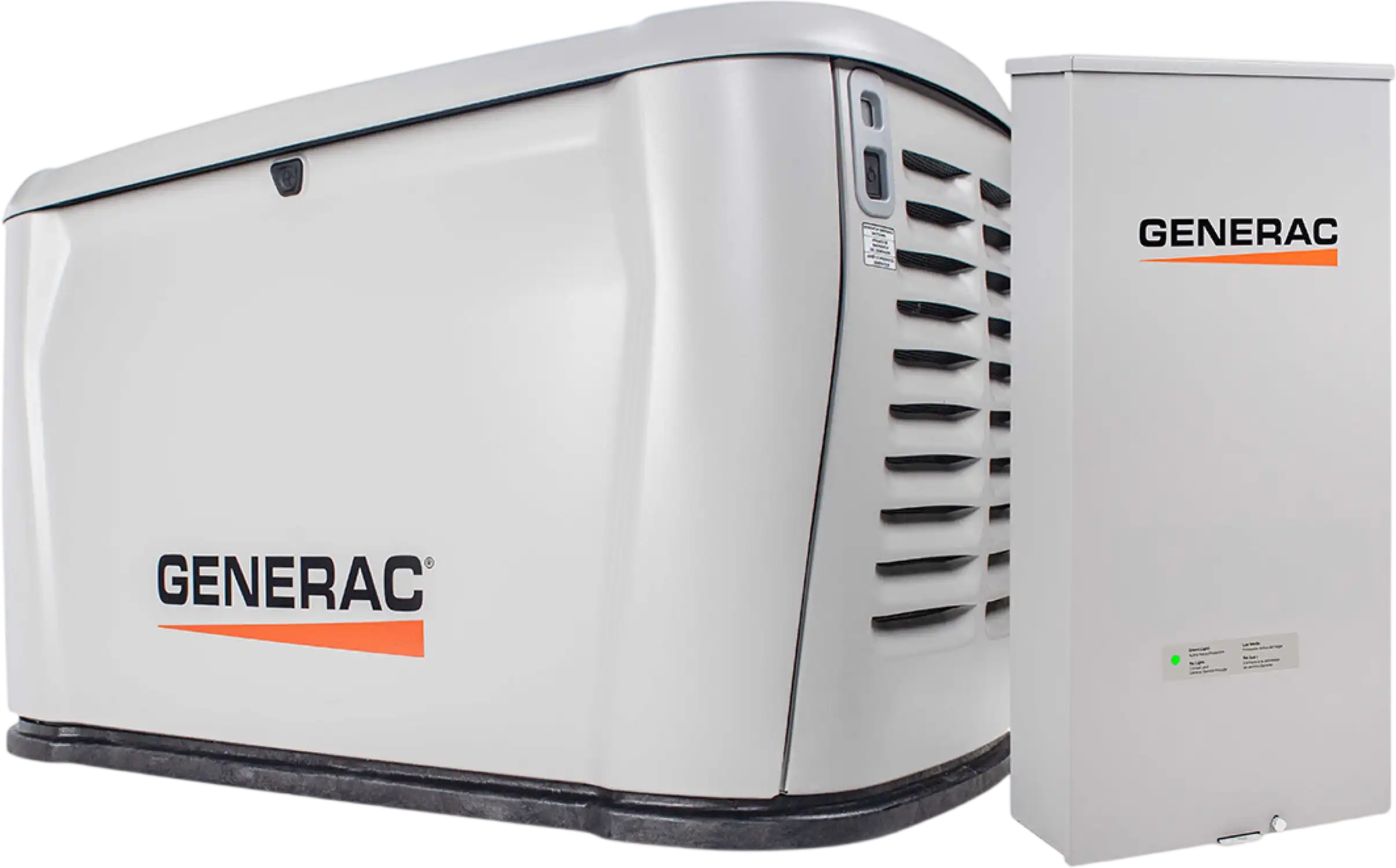 Generac 7328 26kW Standby Generator Propane Natural Gas Air-Cooled 1 Phase 240V w/ 200A Automatic Transfer Switch New