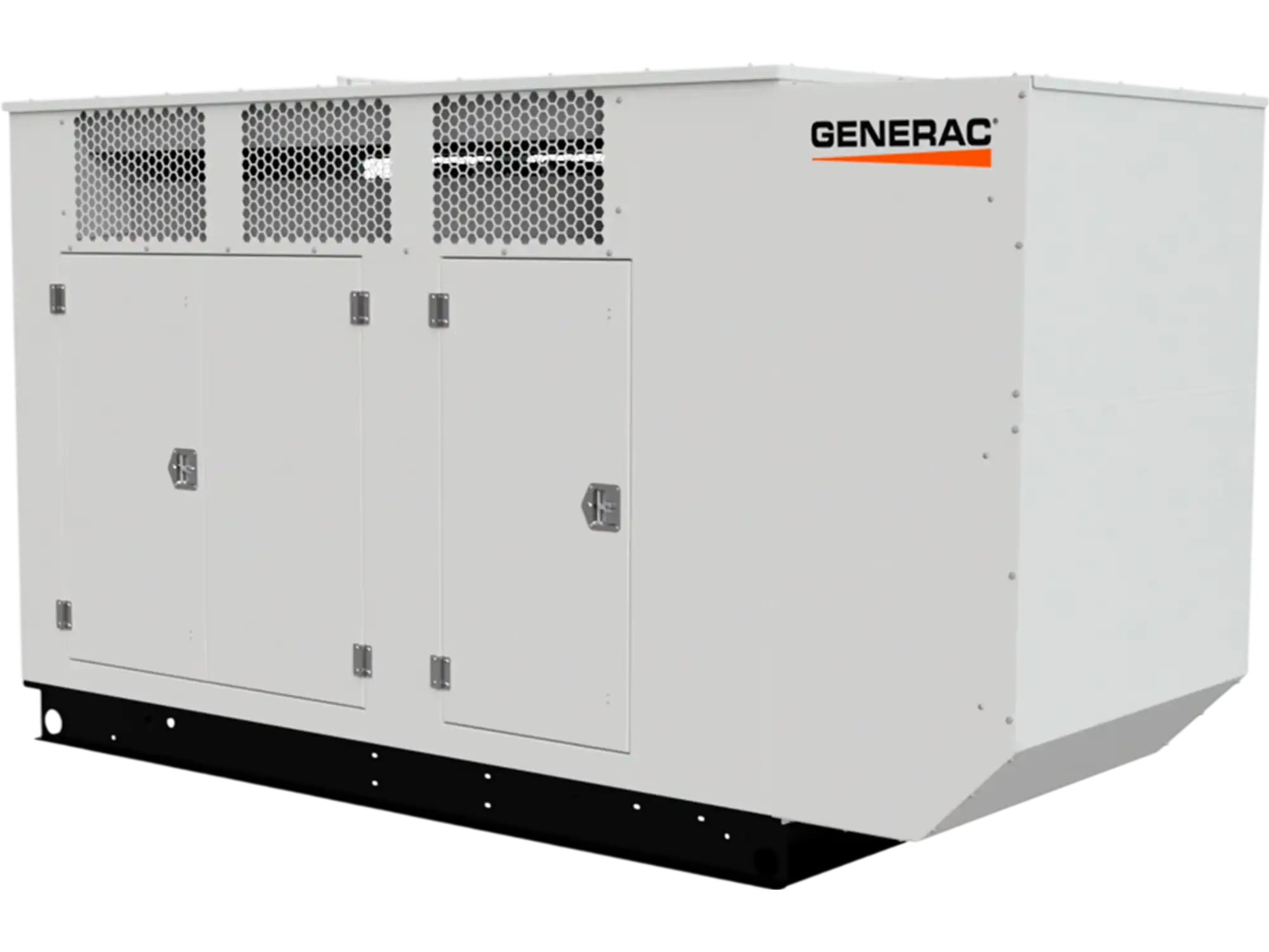 Generac RG13089KNAC 130kW Standby Generator Liquid Cooled Dual Fuel Natural Gas Propane 277/480V 3 Phase New