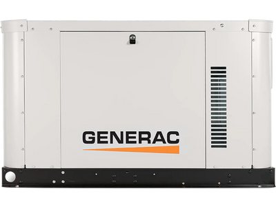 Generac 25kW Standby Generator Dual Fuel Propane Natural Gas Liquid Cooled 1 Phase 120/240V CARB XG02525AUAX New