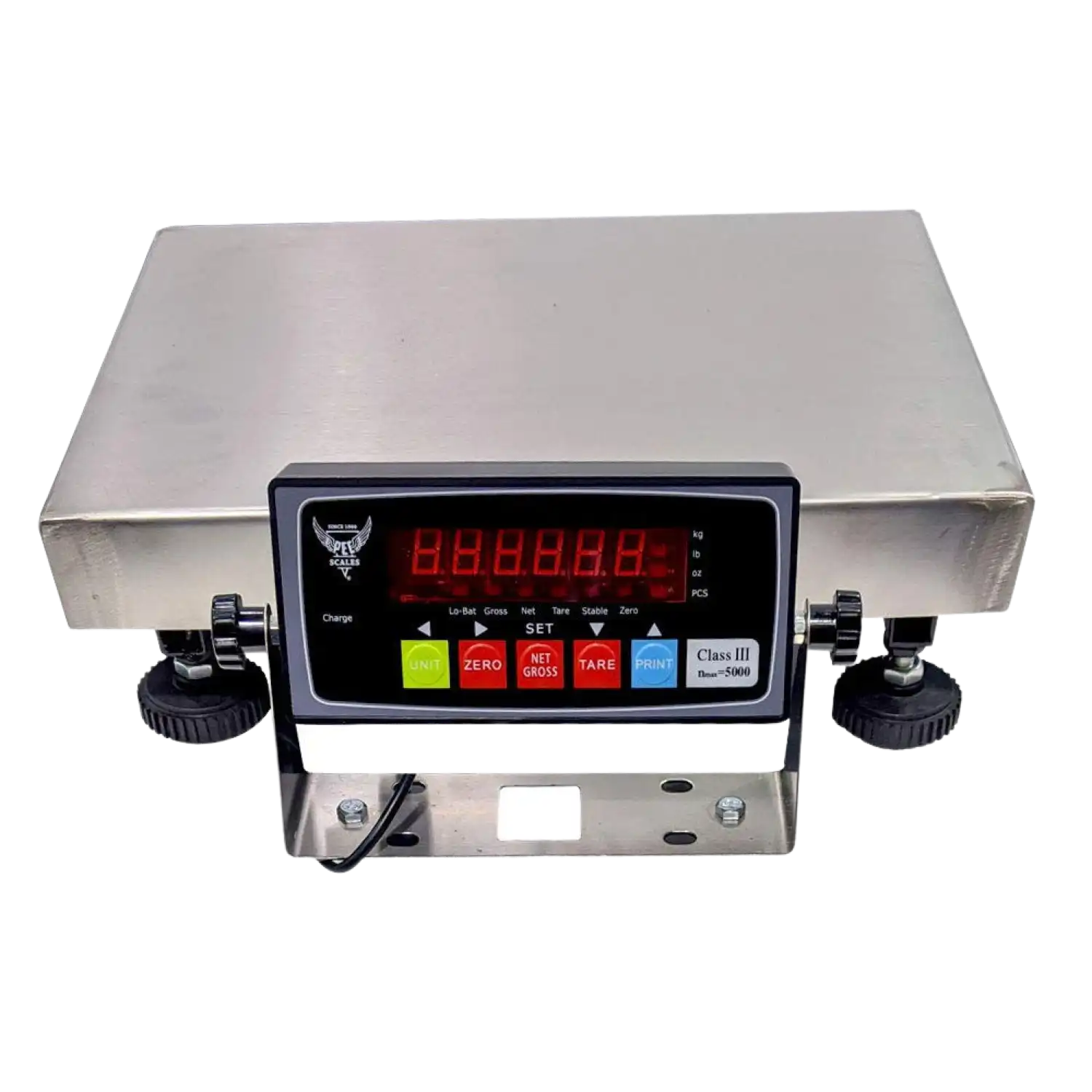 PEC Scales Stainless Steel Bench Weighing Scale Capacity 130x0.002 lbs New