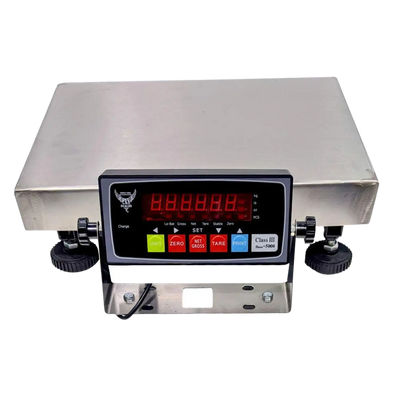 PEC Scales Stainless Steel Bench Weighing Scale Capacity 130x0.002 lbs New