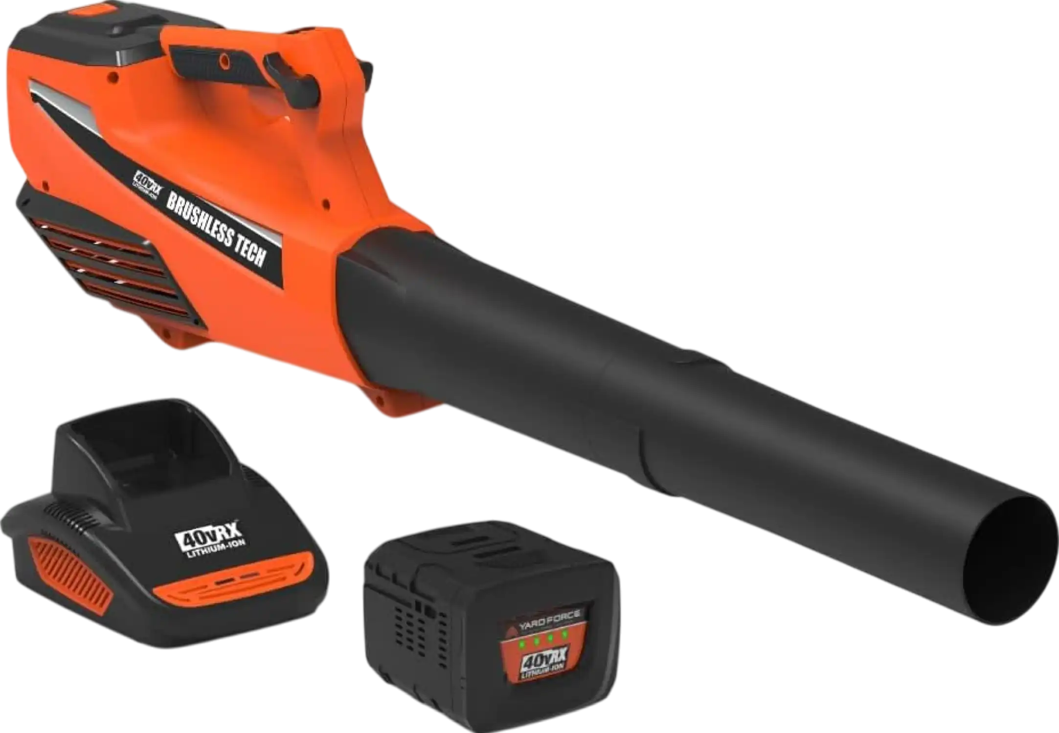 Yard Force Cordless Leaf Blower 550 CFM 40V Li-Ion Battery Powered YF40vRX New