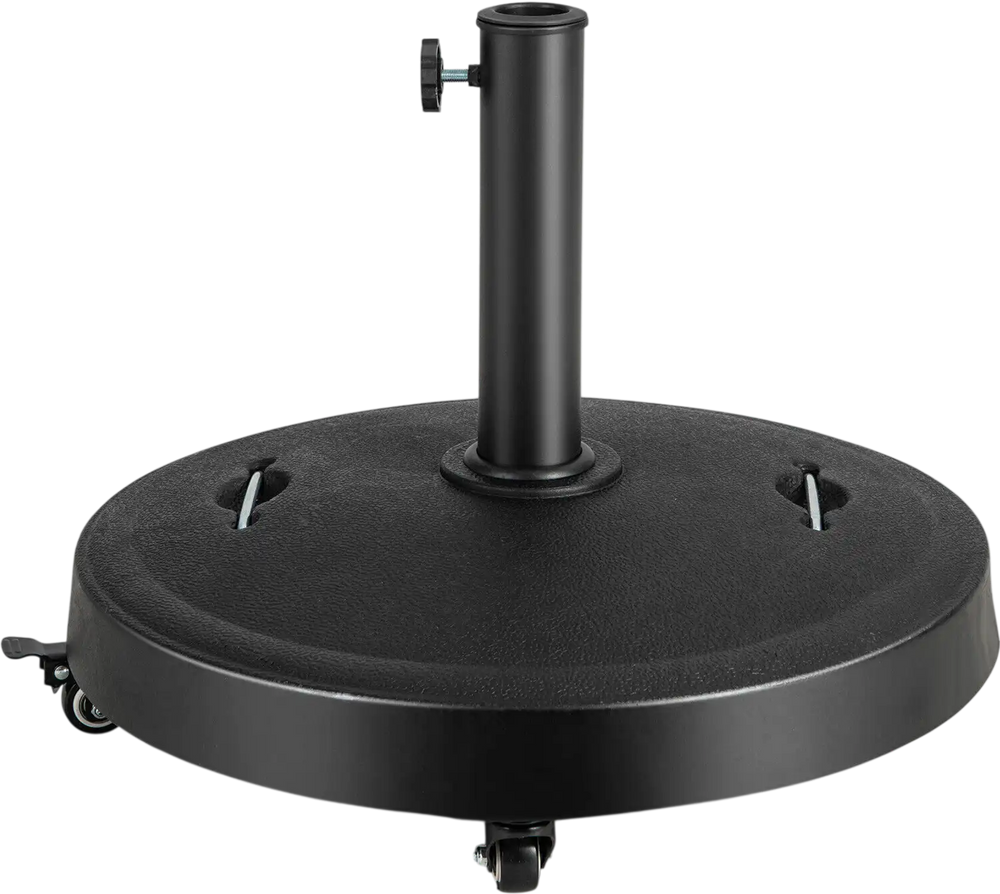51LBS 20.5Inch Outdoor Umbrella Base with Wheels and Handles