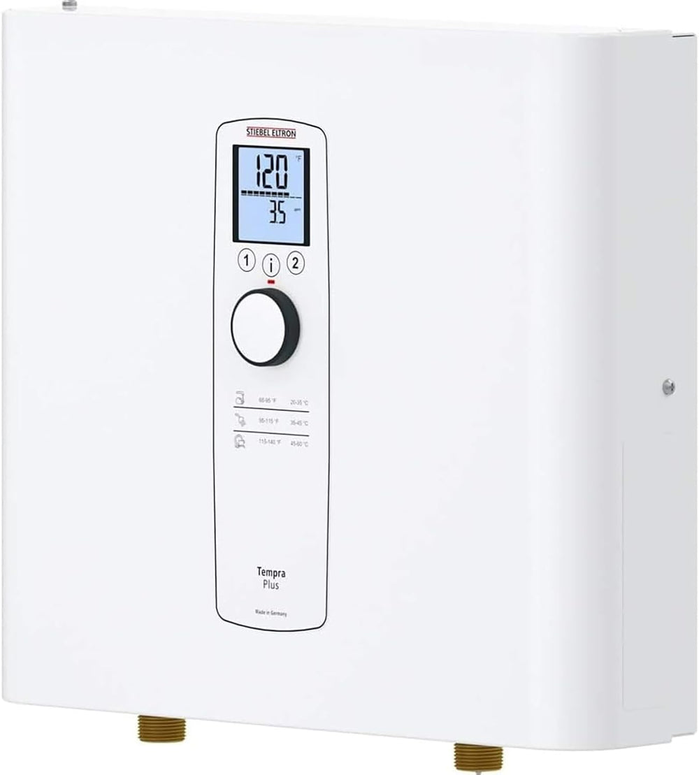 Stiebel Eltron Tempra 12 Plus Adv Flow Control Self-Modulating 12kW 2.34 GPM Tankless Water Heater Manufacturer RFB