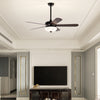52 Inches Ceiling Fan with Remote Control-Walnut - Gallery View 1 of 10