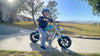 Hyper Gogo Challenger 12 Plus Electric Kids Motorcycle App Control and Bluetooth Speaker 21.9V 160W 10 MPH 7.5 Mile Range EL-MB07C New