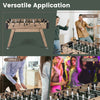 54-inch foosball table with natural finish, featuring 26 players, ideal for home, office, or club entertainment.