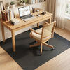 Black EVA foam floor tiles with non-slip surface and borders, ideal for home gym or living room protection and comfort.