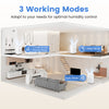 54 Pints dehumidifier in a home setting, showcasing 3 working modes for optimal humidity control and comfort.
