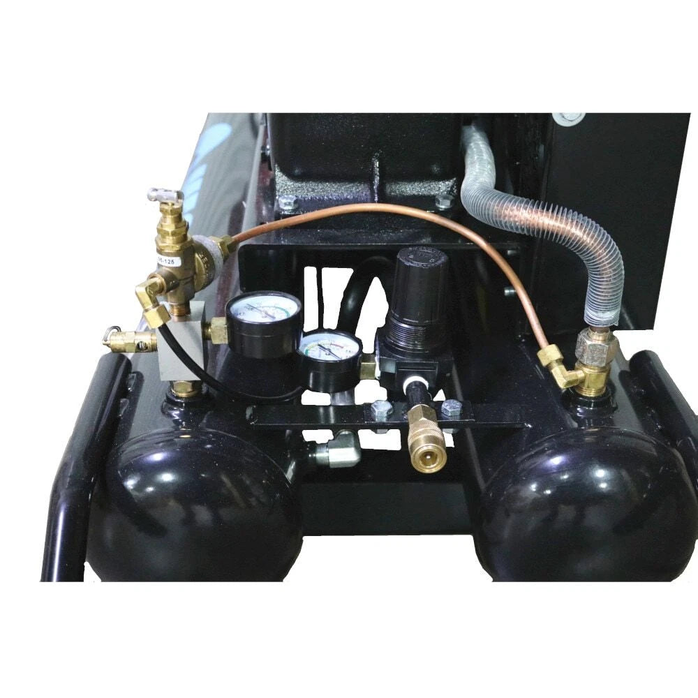 Mega Compressor MP-5510G200 Air Compressor Twin Tank Wheelbarrow 5.5 HP 10 Gallon 150 PSI Gas Honda Engine New