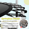 55-inch trampoline featuring a springless design with strong bungee cords, ideal for safe indoor and outdoor play.