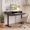 55 Inch x 27 Inch Electric Standing Desk with Drawers-Rustic Brown - Gallery View 1 of 10