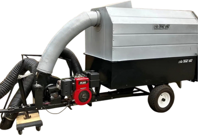 Trac Vac 1080 Leaf Vacuum Pull Behind 44 Bushel Capacity Electric Start Engine New