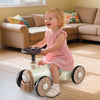 Ride on Toy with Steering Wheel and Train Whistle Sound Button-Beige - Gallery View 1 of 10