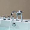 Empava Bathtub 59" Freestanding Boat-Shaped Whirlpool with Center Drain New