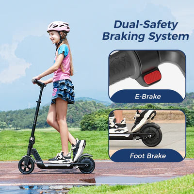 isinwheel S7 Electric Scooter for Kids 250W 12 MPH 10 Mile Range 25.2V New