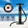 Inflatable stand-up paddle board with non-slip deck, adjustable paddle, and durable PVC material for stability and.