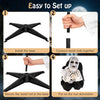 Animated 5.3 FT nun Halloween decoration features a spooky face, flickering candle light, and easy tool-free assembly.