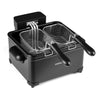 5.3-Qt Electric Deep Fryer with 3 Baskets 1700W LED Touch Screen and 6 Presets-Black - Gallery View 1 of 11