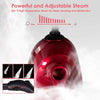 Close-up of the red 2000W steam cleaner showing adjustable steam control for versatile cleaning and disinfection.