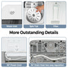 Water inlet, spin tub, and filter details of the 2-in-1 portable washing machine for efficient laundry use.