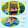 Kids inflatable bounce house featuring a large jumping area and smooth slide, made of waterproof oxford cloth for.