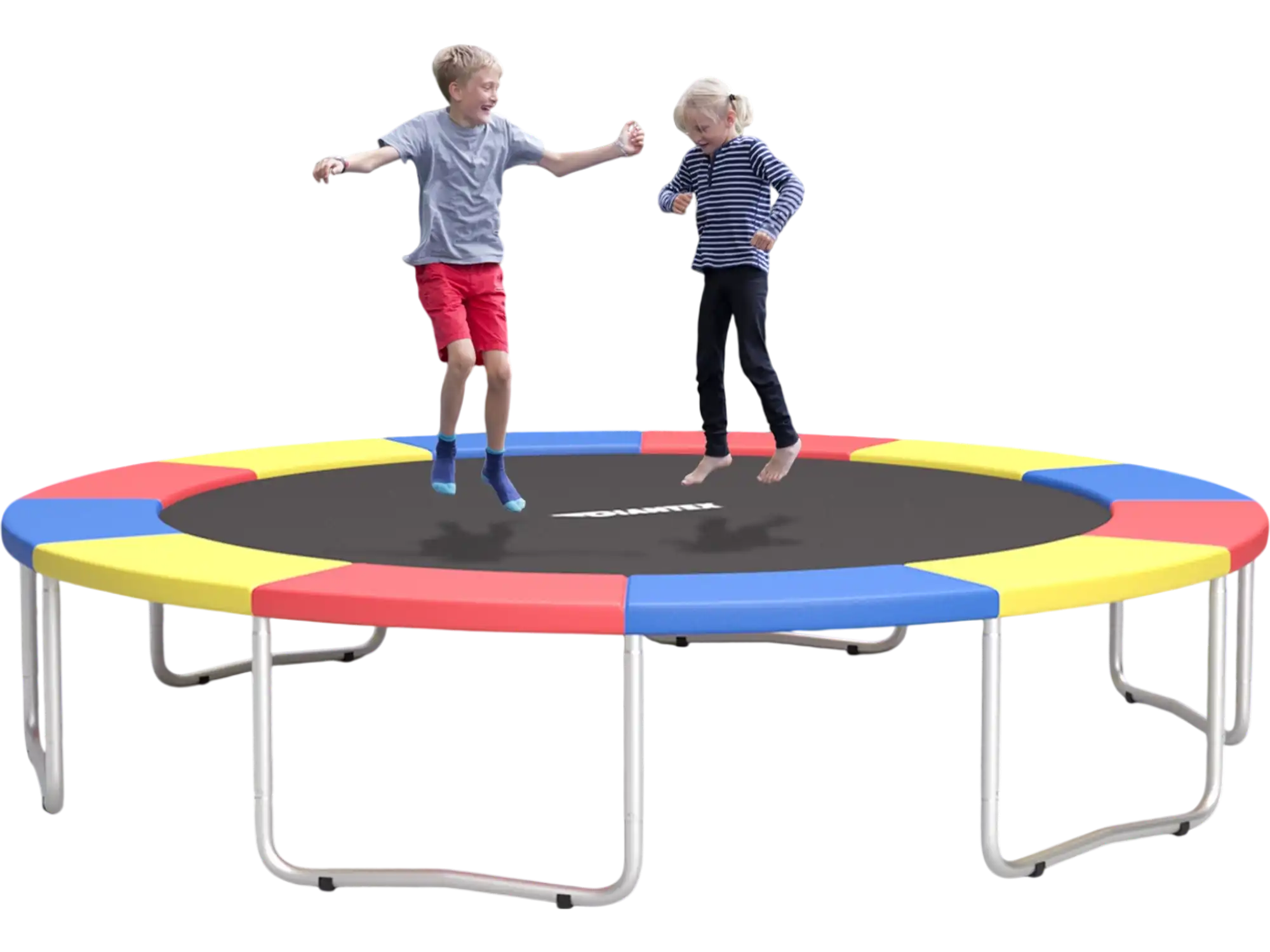 Costway 14' Waterproof Tear-Resistant Universal Trampoline Safety Pad Spring Cover Multicolor 90135672 New