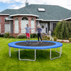 8 Feet Trampoline Spring Safety Cover without Holes-Blue - Gallery View 1 of 10