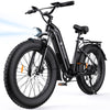 isinwheel U8 Ultra Electric Bike for Adults - Black (Angle)