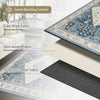 Faux wool fabric area rug showcasing a beautiful pattern, 0.4" thickness, ideal for living room or bedroom use.