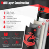 Multi-layer construction of the 11 Pounds Kids Hanging Punching Bag, featuring durable PVC leather and shock-absorbing.