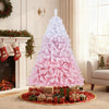5/6/7/8 FT Artificial Christmas Tree with Warm White LED Lights and 8 Modes for Holiday-6 Feet - Gallery View 1 of 10