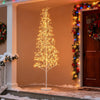 5/6/7 FT Lighted Birch Tree, Pre-lit Twig Tree with 240/320/456 Warm White Light LED Lights-7 FT - Gallery View 1 of 10