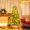 5/6/7 Feet Artificial Christmas Tree Hinged Xmas Tree with 7 Lighting Modes-6 Feet - Gallery View 1 of 10