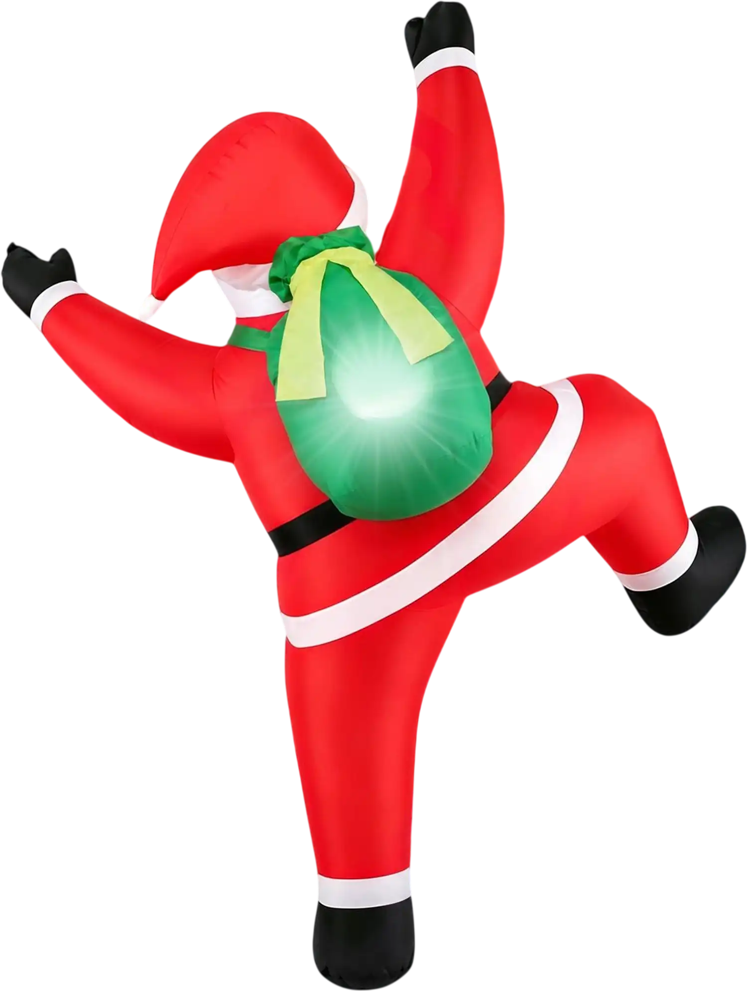 Costway 5.9' Christmas Inflatable Climbing Santa Outdoor Holiday Decor 12451182 New