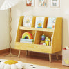 5-Cube Kids Bookshelf and Toy Organizer with Anti-Tipping Kits-Oak - Gallery View 1 of 10