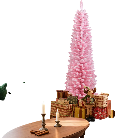 Costway 5' Artificial Christmas Tree 328 Branch Tips Folding Metal Stand 76304473 New