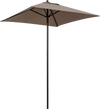 5 Feet Patio Square Market Table Umbrella Shelter with 4 Sturdy Ribs - Gallery View 1 of 10