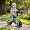 5-In-1 Toddler Bike Kids Balance Bike with Removable Pedals-Green - Gallery View 1 of 10