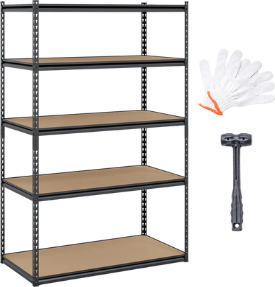 Costway 5-Tier Heavy Duty Adjustable Garage Shelving Unit 2200 lbs 61292845 New