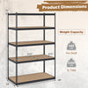 5-tier garage shelving unit with adjustable shelves, 2200 lbs capacity, ideal for garage, pantry, or basement storage.